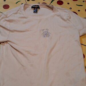 Street Wear Society Girls top size L , with bear BLING